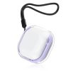 Etui na słuchawki Kwmobile do Samsung Galaxy Buds 2 Pro/Buds 2/Buds Live, przezroczysty/fioletowy, silikon, KWM000017SL002C