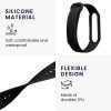 Pasek Kwmobile do Xiaomi Mi Smart Band 6/Mi Band 6, czarny, silikon, KWM0000250Y001C