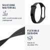 Pasek Kwmobile do Xiaomi Mi Band 4/Mi Band 3, Czarny, Silikon, KWM0000250Z001C