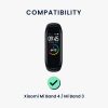 Pasek Kwmobile do Xiaomi Mi Band 4/Mi Band 3, Czarny, Silikon, KWM0000250Z001C