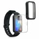 Zestaw 2 etui Kwmobile do Huawei Band 8, czarne/przezroczyste, silikonowe, KWM0000251A002C