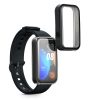 Zestaw 2 etui Kwmobile do Huawei Band 8, czarne/przezroczyste, silikonowe, KWM0000251A002C