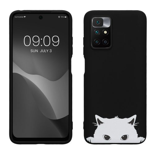 Etui Kwmobile do Xiaomi Redmi 10 (2022)/Redmi 10 (2021), czarno-białe, silikon, KWM000013XL002C