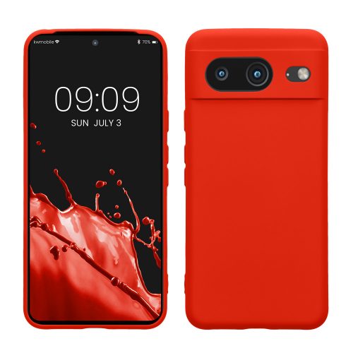 Etui Kwmobile do Google Pixel 8, pomarańczowe, silikonowe, KWM0000208L007C