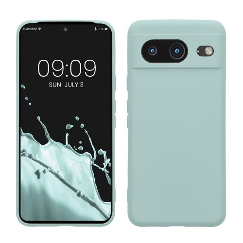 Etui Kwmobile do Google Pixel 8, jasnozielone, silikonowe, KWM0000208L008C