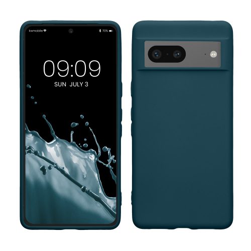 Etui Kwmobile do Google Pixel 7, zielone, silikonowe, KWM000020IM001C