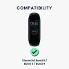 Pasek Kwmobile do Xiaomi Mi Band 6/Mi Band 5/Mi Band 4, Czarny, Silikon, KWM0000182K004C