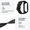 Pasek Kwmobile do Xiaomi Mi Band 8, czarny, silikon, KWM0000252E001C