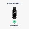 Pasek Kwmobile do Xiaomi Mi Band 8, czarny, silikon, KWM0000252E001C