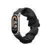 Pasek Kwmobile do Xiaomi Mi Band 8, czarny, bawełniany, KWM0000252G001C