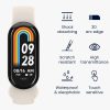 Zestaw 2 folii ochronnych Kwmobile do Xiaomi Mi Band 8, przezroczysty/czarny, polimerowy, KWM0000252H001C