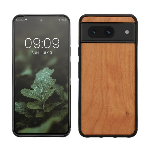 Etui Kwmobile do Google Pixel 8, Brązowe, Drewniane, KWM0000208X002C