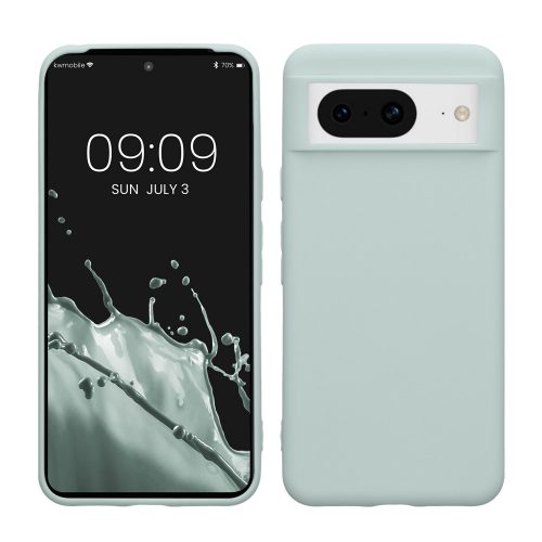 Etui Kwmobile do Google Pixel 8, jasnozielone, silikonowe, KWM0000208H007C