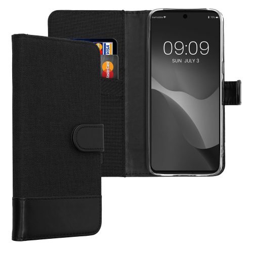 Etui Kwmobile do Google Pixel 8 Pro, czarne, tekstylne, KWM0000209O002C