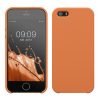 Etui Kwmobile do Apple iPhone 5/iPhone 5s/iPhone SE, pomarańczowe, silikonowe, KWM000008GO101C