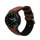 Pasek Kwmobile do zegarka Samsung Galaxy 4/Galaxy Watch 4 Classic/Galaxy Watch 3, brązowy/czarny, skóra naturalna, KWM0000253H001C