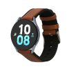 Pasek Kwmobile do zegarka Samsung Galaxy 5/Galaxy Watch 5 Pro/Galaxy Watch 4, brązowy/czarny, skóra naturalna, KWM0000253I001C