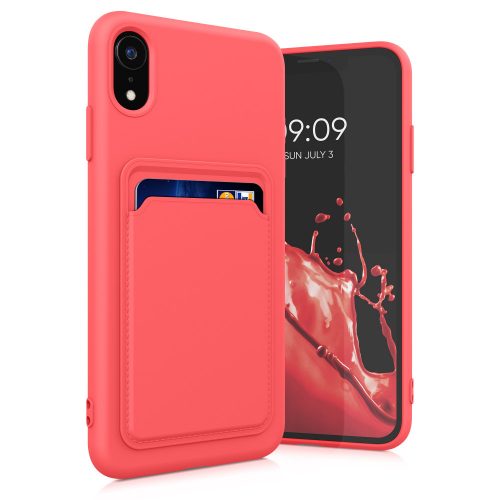 Etui Kwmobile do Apple iPhone XR, różowe, silikonowe, KWM0000134H011C