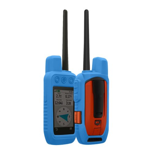 Etui ochronne Kwmobile do Garmin Alpha 200i, niebieskie, silikonowe, KWM000012PB006C