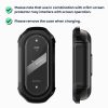 Zestaw 2 etui Kwmobile do Xiaomi Mi Band 8, czarny/różowy, silikon, KWM0000206E003C