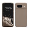 Etui Kwmobile do Google Pixel 8, beżowe, silikonowe, KWM0000208F023C