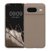 Etui Kwmobile do Google Pixel 8, beżowe, silikonowe, KWM0000208F023C