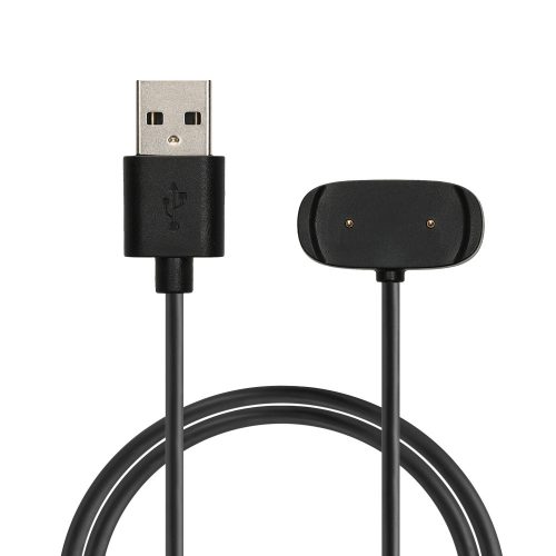 Kabel ładujący USB Kwmobile do Amazfit Bip 3/Bip 3 Pro/GTS 4 Mini, czarny, plastikowy, KWM0000253K001C