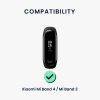 Pasek Kwmobile do Xiaomi Mi Band 4/Mi Band 3, biały, silikon, KWM0000253P001C