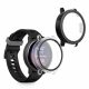 Zestaw 2 osłon Kwmobile ze szkłem ochronnym do Garmin vivoactive 5/Active 5, przezroczysty/czarny, plastikowy, KWM0000254N002C