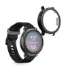 Zestaw 2 osłon Kwmobile ze szkłem ochronnym do Garmin vivoactive 5/Active 5, przezroczysty/czarny, plastikowy, KWM0000254N002C