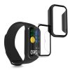 Zestaw 2 kompletnych etui Kwmobile do Xiaomi Smart Band 8 Active/Redmi Band 2, przezroczysty/czarny, plastikowy, KWM0000254Q002C