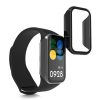 Zestaw 2 kompletnych etui Kwmobile do Xiaomi Smart Band 8 Active/Redmi Band 2, przezroczysty/czarny, plastikowy, KWM0000254Q002C