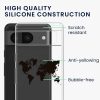 Etui Kwmobile do Google Pixel 8, przezroczyste/czarne, silikonowe, KWM000020JN002C