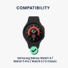 Zestaw 4 adapterów do paska Kwmobile 20 mm do zegarka Samsung Galaxy 5/Galaxy Watch 5 Pro/Galaxy Watch 4, srebrny/czarny, stal, KWM0000255D001C