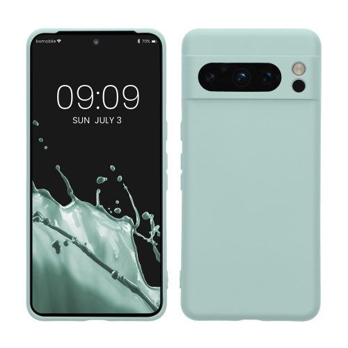 Etui Kwmobile do Google Pixel 8 Pro, jasnozielone, silikonowe, KWM0000208M005C