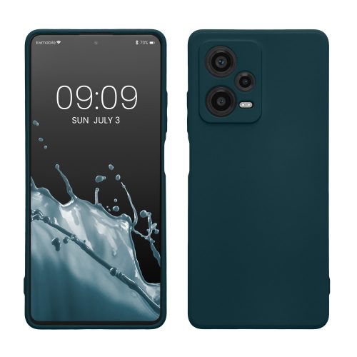 Etui Kwmobile do Xiaomi Redmi Note 12 Pro Plus 5G, Ciemnozielone, Silikon, KWM000018DL005C