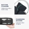 Etui Kwmobile do Apple AirPods Max, granatowy, skóra ekologiczna, KWM000018SY003C