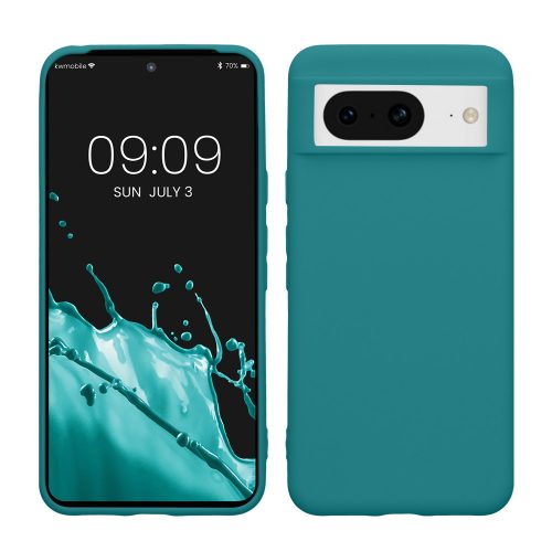 Etui Kwmobile do Google Pixel 8, zielone, silikonowe, KWM0000208H010C