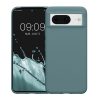 Etui Kwmobile do Google Pixel 8, ciemnozielone, silikonowe, KWM0000208H012C