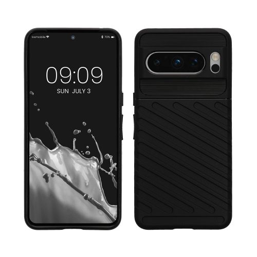 Etui Kwmobile do Google Pixel 8 Pro, czarne, silikonowe, KWM000020JU001C