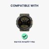 Zestaw 4 adapterów paska Kwmobile 22 mm do Amazfit T-Rex, srebrny/czarny, stal, KWM0000255J001C