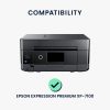 Pokrowiec Kwmobile do drukarki Epson Expression Premium XP-7100, Jasnoszary, Tekstylny, KWM0000192E002C