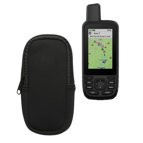 Pokrowiec ochronny Kwmobile do Garmin GPSMAP 66sr/GPSMAP 67, czarny, neopren, KWM0000256U001C