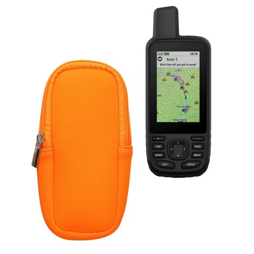 Pokrowiec ochronny Kwmobile do Garmin GPSMAP 66sr/GPSMAP 67, pomarańczowy, neopren, KWM0000256U002C