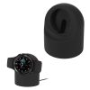 Podstawka dokująca Kwmobile do zegarka Samsung Galaxy 4/Galaxy Watch 4 Classic/Galaxy Watch 3, czarna, silikonowa, KWM0000257B001C