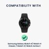 Podstawka dokująca Kwmobile do zegarka Samsung Galaxy 4/Galaxy Watch 4 Classic/Galaxy Watch 3, czarna, silikonowa, KWM0000257B001C