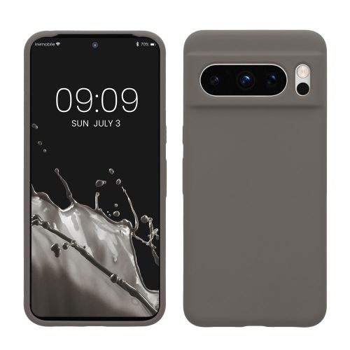 Etui Kwmobile do Google Pixel 8 Pro, szare, silikonowe, KWM0000208G038C