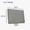 Kwmobile Etui 4w1 do uniwersalnego monitora iMac 27"/iMac Pro 27" 34-35 cali, Jasnoszary, Plastik, KWM0000119Y002C