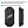 Zestaw 2 pełnych etui Kwmobile do Xiaomi Mi Band 8, czarny/różowy, plastikowy, KWM0000206D003C