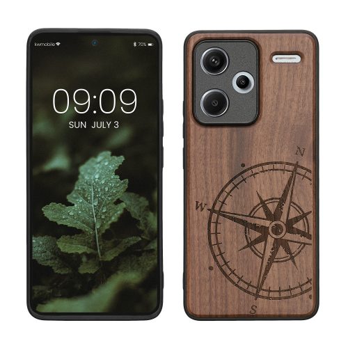 Etui Kwmobile do Xiaomi Redmi Note 13 Pro Plus 5G, Brązowe, Drewniane, KWM000020KL001C